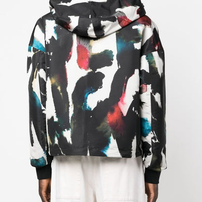 Alexander McQueen Graffiti-print Hooded Windbreaker