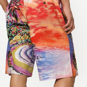 Dolce & Gabbana graphic-print bermuda shorts