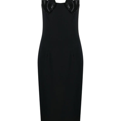 Blumarine Rhinestones embellished mini dress