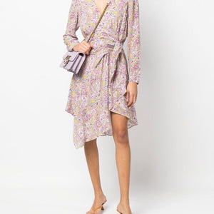 Iro Taro short wrap dress