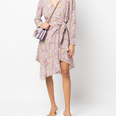 Iro Taro short wrap dress