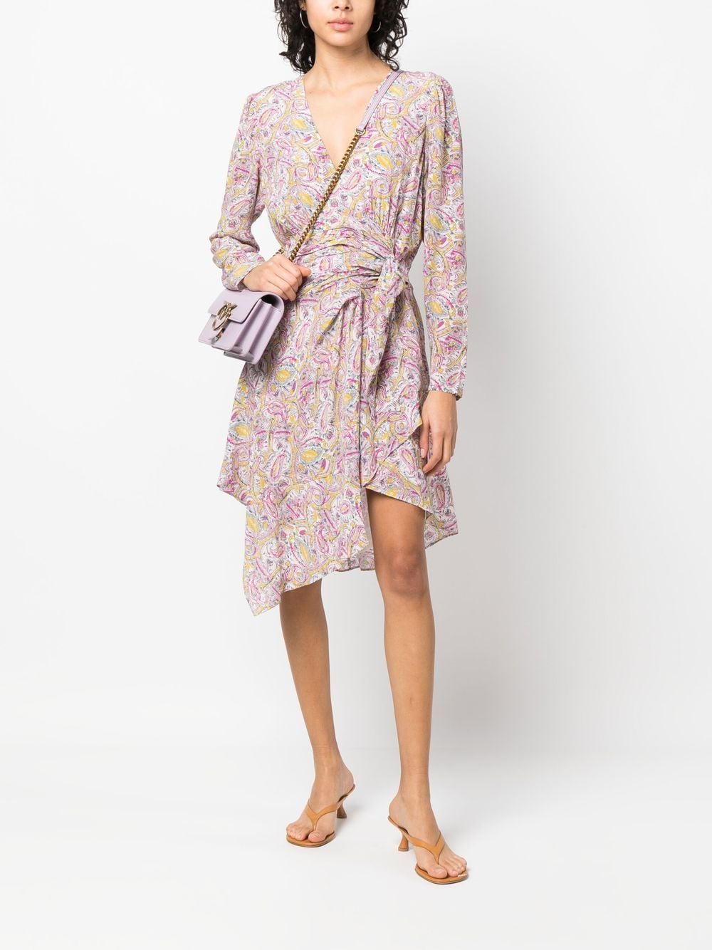 Iro Taro short wrap dress