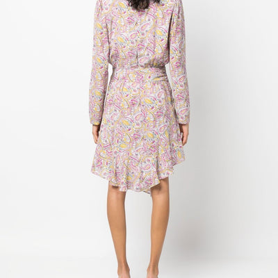 Iro Taro short wrap dress