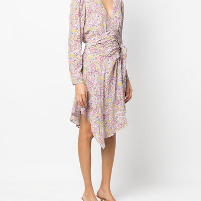 Iro Taro short wrap dress