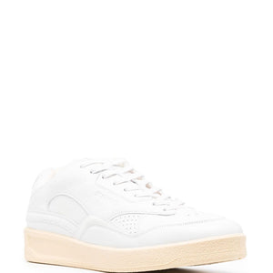Jil Sander panelled low-top leather sneakers