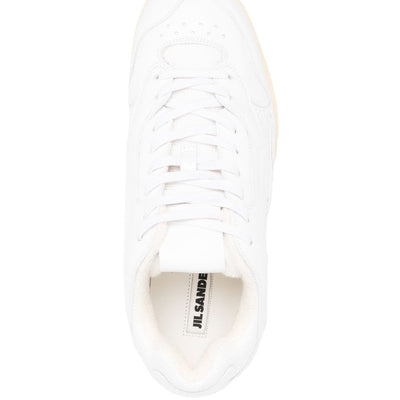 Jil Sander panelled low-top leather sneakers