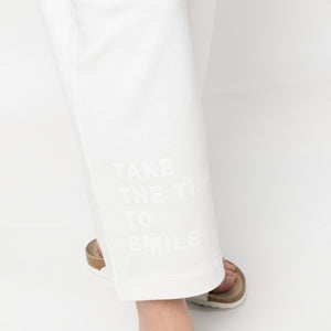 Joshua Sanders Smiley logo cotton sweatpants