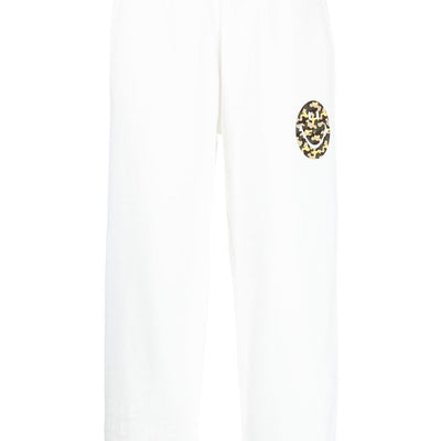 Joshua Sanders Smiley logo cotton sweatpants