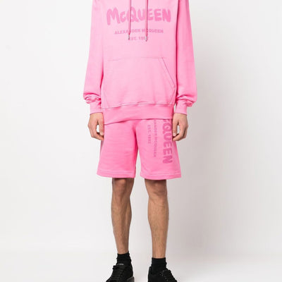Alexander McQueen Graffiti-print Track Shorts