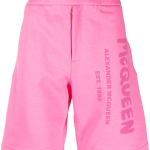 Alexander McQueen Graffiti-print Track Shorts