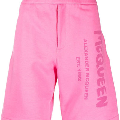Alexander McQueen Graffiti-print Track Shorts