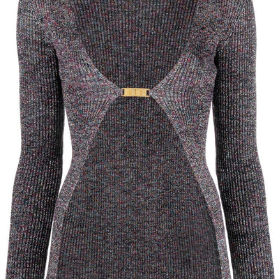 Gcds Logo lurex cardigan