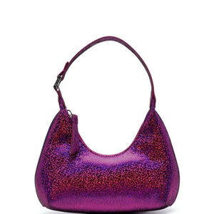 By Far Pre By Far glitter-detail shoulder bag