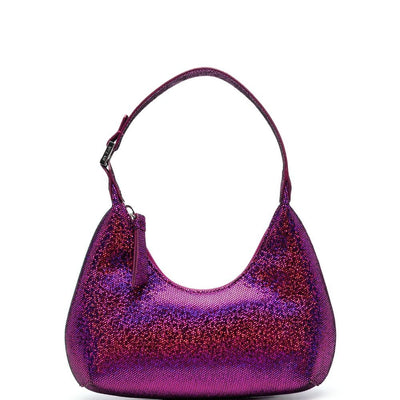 By Far Pre By Far glitter-detail shoulder bag