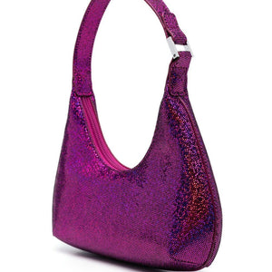 By Far Pre By Far glitter-detail shoulder bag