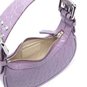 By Far Pre By Far mini Soho crocodile-effect shoulder bag