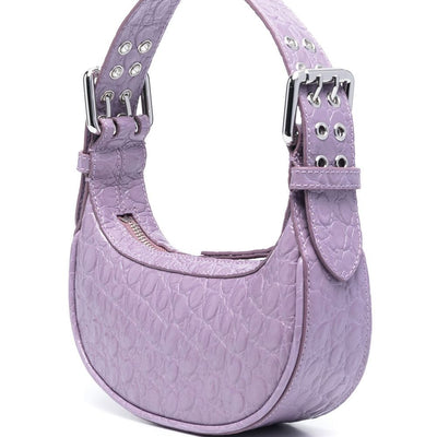 By Far Pre By Far mini Soho crocodile-effect shoulder bag