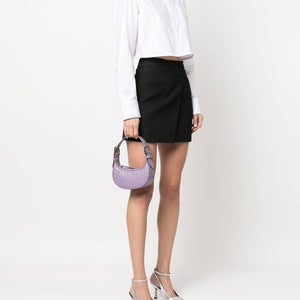 By Far Pre By Far mini Soho crocodile-effect shoulder bag
