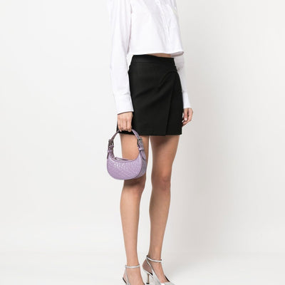 By Far Pre By Far mini Soho crocodile-effect shoulder bag