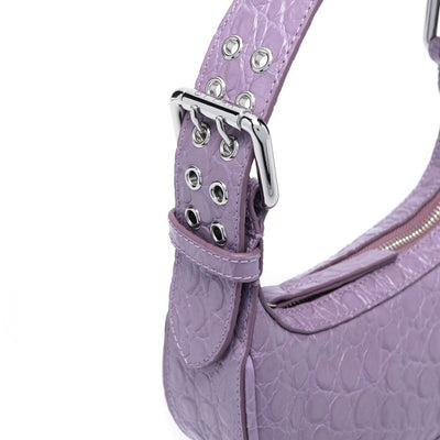 By Far Pre By Far mini Soho crocodile-effect shoulder bag