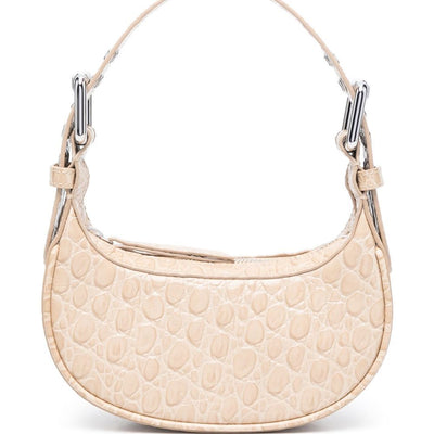 By Far Pre By Far mini Soho crocodile-embossed shoulder bag
