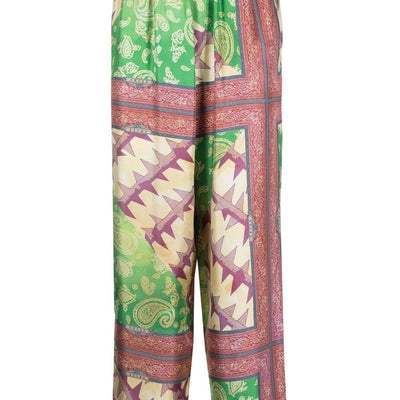 Aries Printed silk trousers