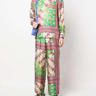 Aries Printed silk trousers