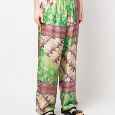 Aries Printed silk trousers
