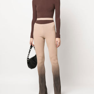 AndreĀdamo AndreÄdamo Printed cut-out trousers