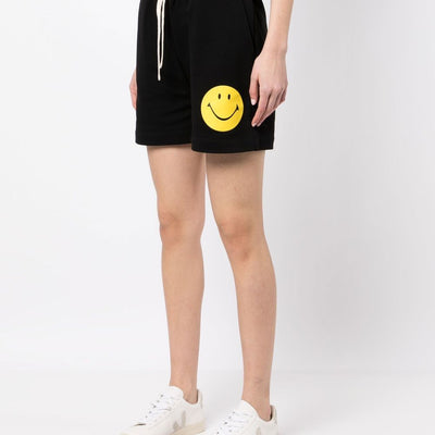 Joshua Sanders Smiley logo cotton shorts