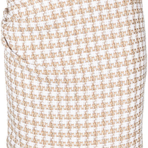 Iro Garna cotton blend silk mini skirt