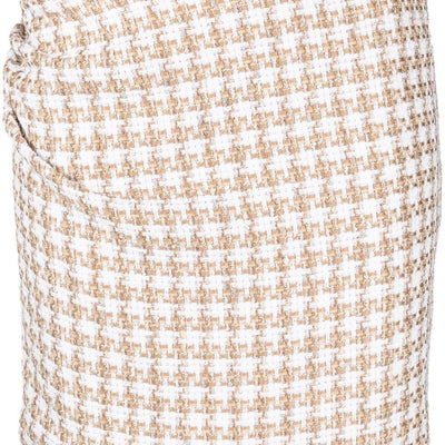 Iro Garna cotton blend silk mini skirt