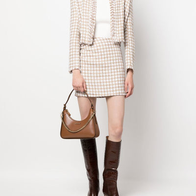 Iro Garna cotton blend silk mini skirt