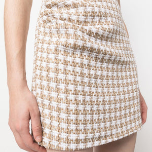 Iro Garna cotton blend silk mini skirt