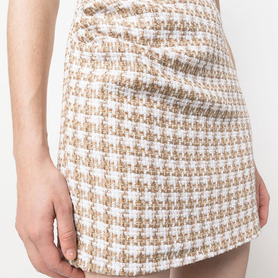 Iro Garna cotton blend silk mini skirt