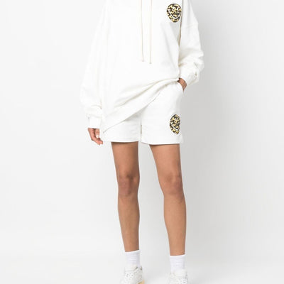 Joshua Sanders Smiley logo cotton shorts