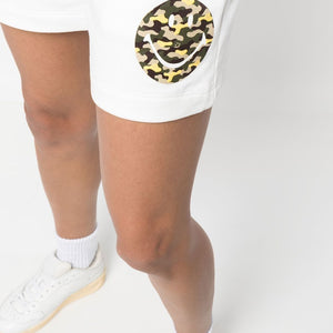 Joshua Sanders Smiley logo cotton shorts