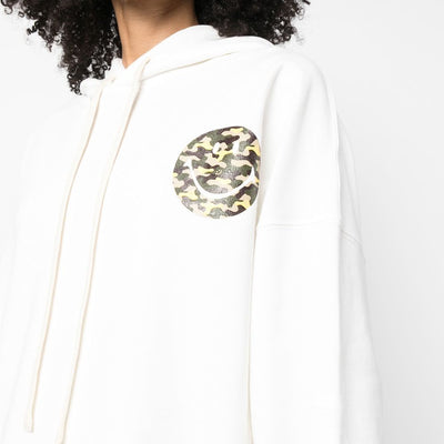 Joshua Sanders Smiley logo cotton hoodie