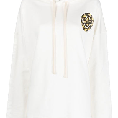 Joshua Sanders Smiley logo cotton hoodie