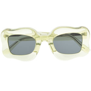 Bonsai oversized curved-frame sunglasses