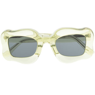 Bonsai oversized curved-frame sunglasses