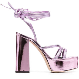 Giuseppe Zanotti Metallic 125mm platform sandals