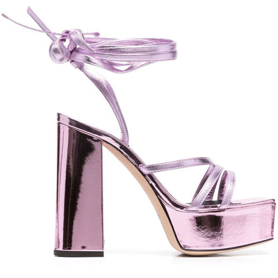 Giuseppe Zanotti Metallic 125mm platform sandals