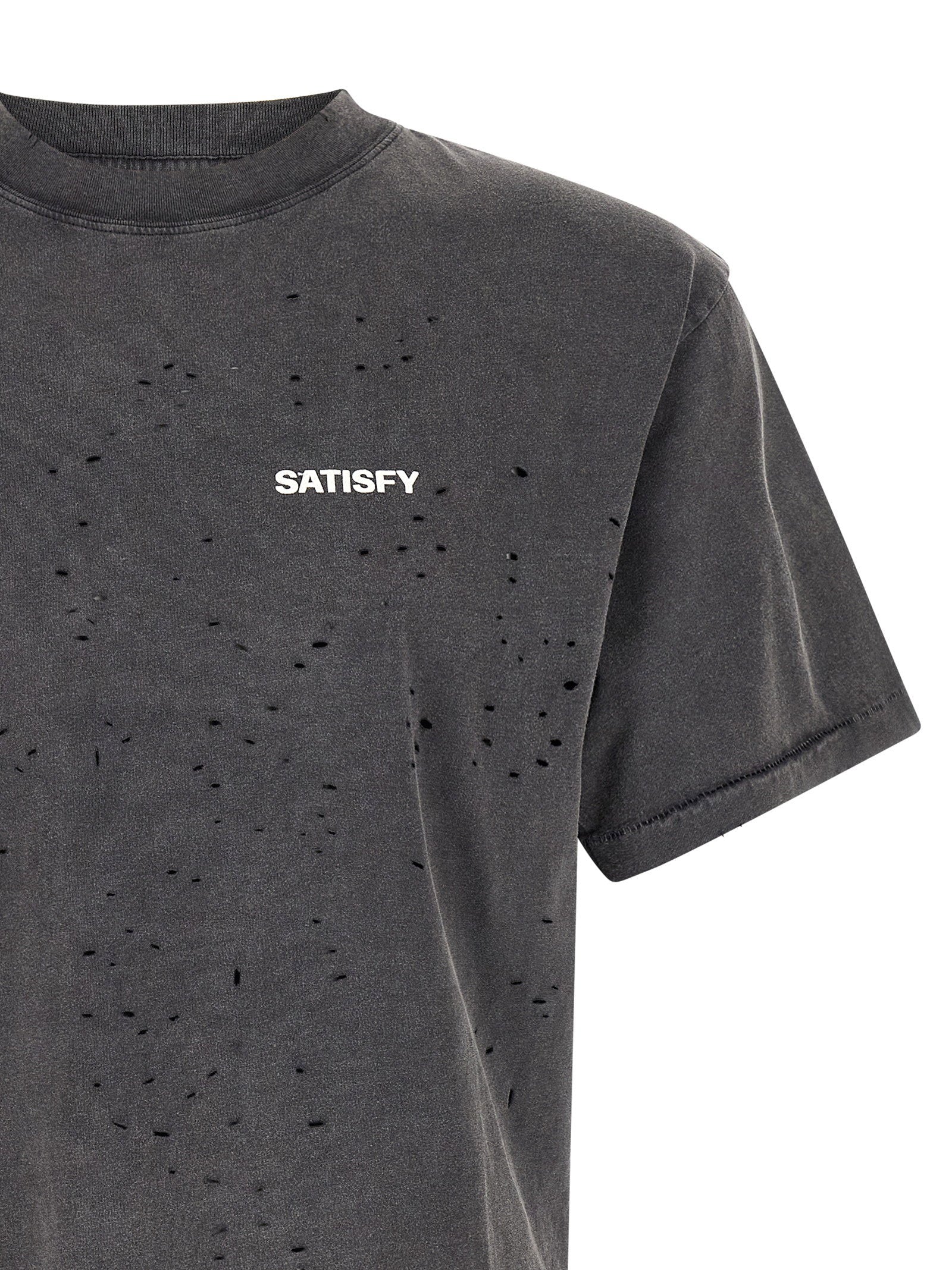 Satisfy T-shirt With Openwork Details