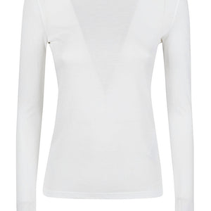 Liviana Conti Long sleeve cotton blend t-shirt