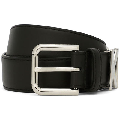 Dolce & Gabbana  logo-lettering Leather Belt