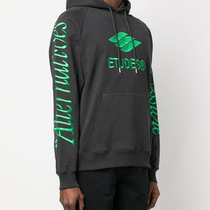 Études Ãtudes Logo organic cotton hoodie