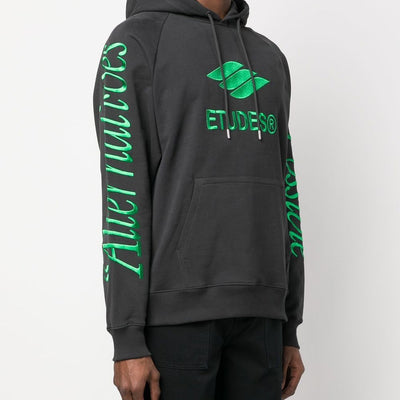 Études Ãtudes Logo organic cotton hoodie