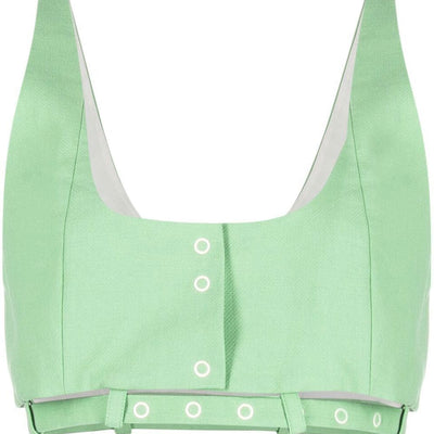 Ganni cropped tank top