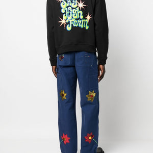 Sky High Farm Workwear Printed cotton hoodie